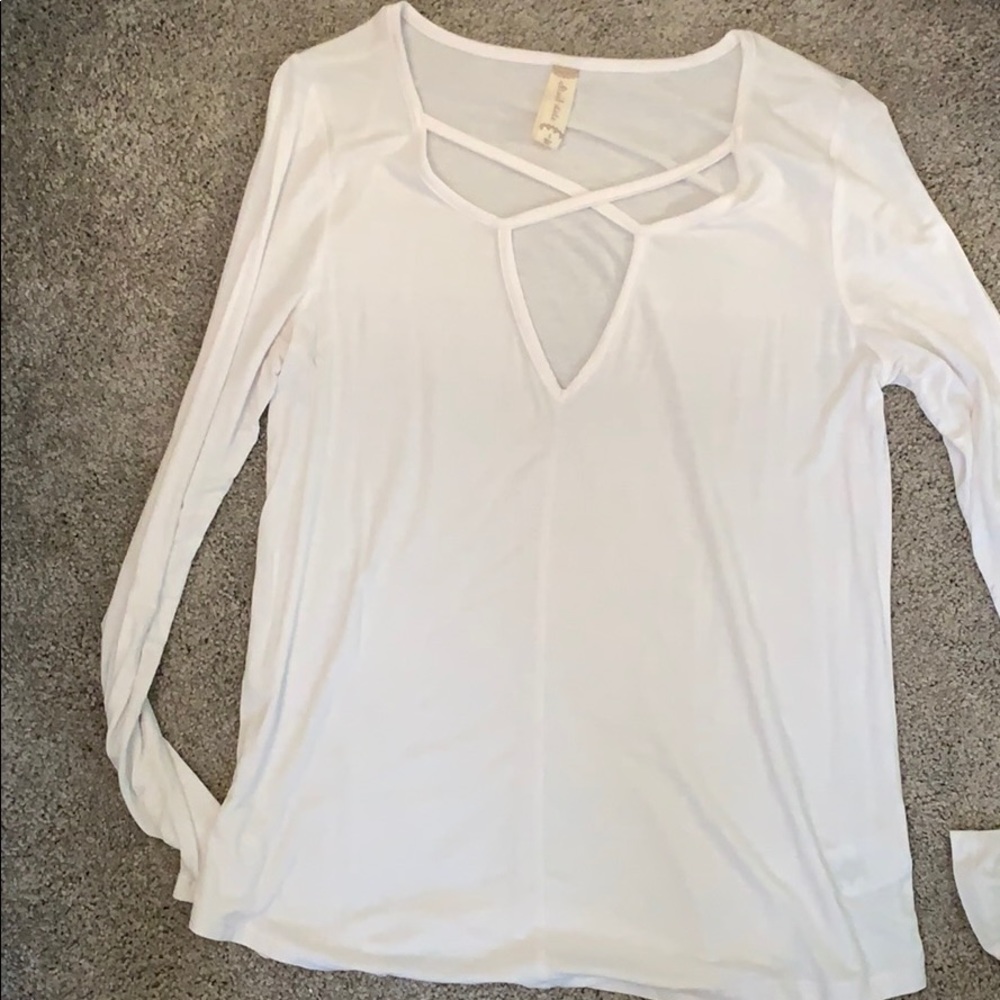 NWOT Altar’d state white long sleeve